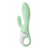 Satisfyer Air Pump Banny 5 Anal Vibratör, Silikon, yeşil, 15 cm - Eroshop erotik sex shop