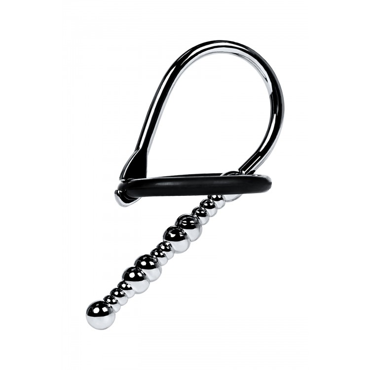 TOYFA Metal Üretral Tak-Boncuklar Yumuşak Kilitleme Halkalı, gümüş TOYFA Metal Üretral Tak-Boncuklar Yumuşak Kilitleme Halkalı, gümüş