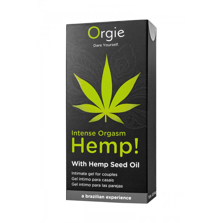 Orgie Hemp Intense Orgasm – Yoğun Uyarıcı Etkili Masaj & Uyarıcı Jel 15 ml