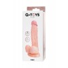 A-Toys by TOYFA Gerçekçi Dildo Kirc, TPE, çıplak, 17 cm
