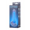 Beyond by Toyfa  Bruce Glow Gece Parlayan Dildo, Silikon, Şeffaf, 22 cm