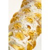 Sexus Glass Çift Taraflı Cam Dildo, Şeffaf, 25 cm