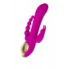 A-Toys by TOYFA TRINNY Üçlü Vibratör, Silikon, Mor, 21.5 cm