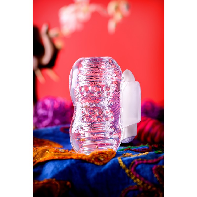 Lingam by TOYFA Masturbator, Khani, TPE, Şeffaf, 9 cm Lingam by TOYFA Masturbator, Khani, TPE, Şeffaf, 9 cm