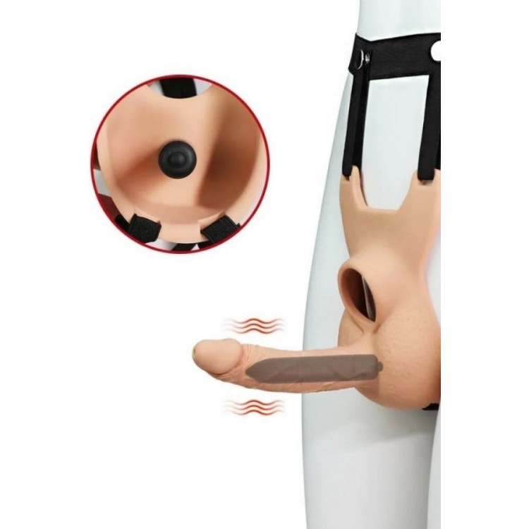 Hollow Strap-On Dildo(Kurşun Vibratör Uyumlu) – Ayarlanabilir Kemerli Giyilebilir Anal Dildo, 15 cm Hollow Strap-On Dildo(Kurşun Vibratör Uyumlu) – Ayarlanabilir Kemerli Giyilebilir Anal Dildo, 15 cm