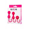 A-Toys by TOYFA Redvil Vajinal Top Seti, silikon, pembe, 16,5 cm