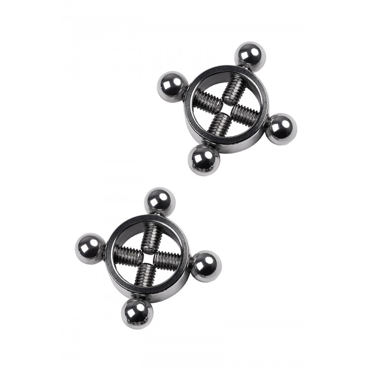 TOYFA Metal meme kelepçeleri, Metal, gümüş, 2,6 cm TOYFA Metal meme kelepçeleri, Metal, gümüş, 2,6 cm