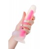 Beyond by Toyfa Tony Glow  Gece Parlayan Dildo, Silikon,Şeffaf , 20 cm