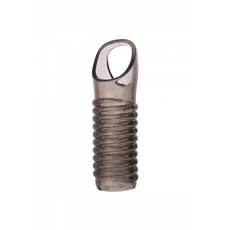 Xlover by ToyFa Penis Klıfı, Boyut Arttırıcı, TPE, Siyah Şeffaf, 11 cm