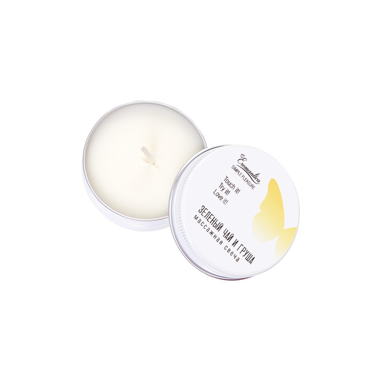 Eromantica Masaj Mumu "Yeşil Çay ve Armut", 30 ml Eromantica Masaj Mumu "Yeşil Çay ve Armut", 30 ml