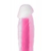 Beyond by Toyfa Peter Glow Gece Parlayan Dildo, Silikon, Şeffaf, 22 cm