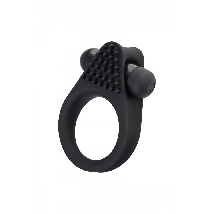 A-Toys by TOYFA  Brid  Titreşim Penis Halkası, silikon, siyah, 6,3, Ø 3,1 cm