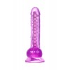 A-Toys by TOYFA Jel Dildo Celiam, TPE, mor, 20,5 cm