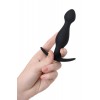 A-Toys by TOYFA anal plug, Beden S, silikon, siyah, 11,5 cm
