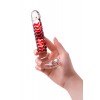 Gerçekçi olmayan yapay penis Sexus Glass, cam, transparan, 16 cm