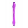 A-Toys by TOYFA Çift Taraflı Jel Dildo Frica, TPE, mor, 23 cm