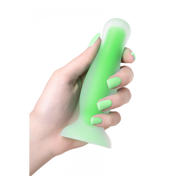 Beyond by Toyfa Mortimer Glow Karanlıkta Parlayan Anal Plug, Silikon, Şeffaf, 12,5 cm