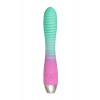 Flovetta AZALIA Kavisli Başlıklı Vibratör, Silikon, Nane Pembesi, 20.5 cm
