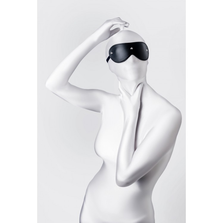 Anonymo BDSM Maske , PU deri, Siyah, 24 cm Anonymo BDSM Maske , PU deri, Siyah, 24 cm