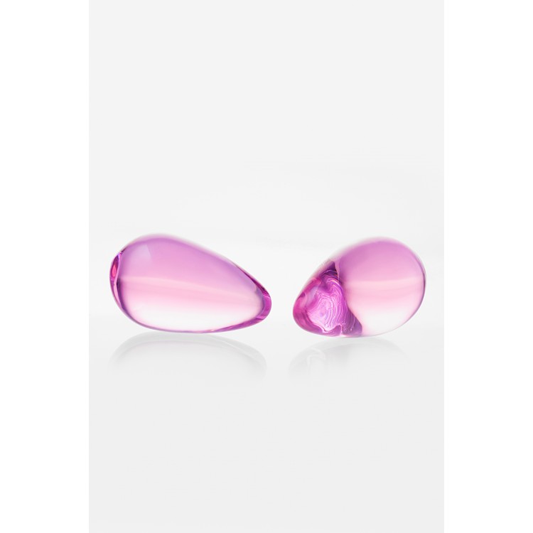 Sexus Glass Vajinal Topları, cam, pembe, Ø 2,7 cm