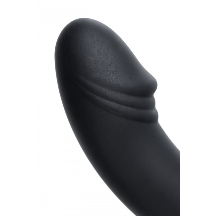 TOYFA POPO Pleasure Dorado anal stimülatörü, su geçirmez, silikon, siyah, 18 cm, Ø 3,5 cm