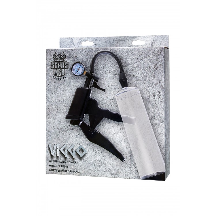 Sexus Men Training Viggo mekanik penis Pompası, ABS plastik, Siyah, 62 cm Sexus Men Training Viggo mekanik penis Pompası, ABS plastik, Siyah, 62 cm