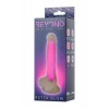Beyond by Toyfa Peter Glow Gece Parlayan Dildo, Silikon, Şeffaf, 22 cm