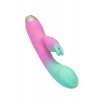 Flovetta ORCHID Klitoral Uyarıcılı G Noktası Vibratörü, Silikon, Nane Pembesi, 21 cm