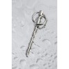 Üretral Plug TOYFA Metal Balıksırtı, taban halkalı, metal, gümüş, 10,5 cm