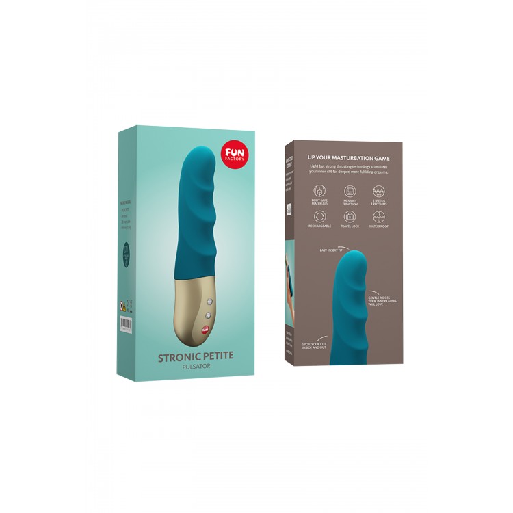 Fun Factory STRONİC PETİTE Vibratör -Mini , silikon, mor, 17 cm Fun Factory STRONİC PETİTE Vibratör -Mini , silikon, mor, 17 cm