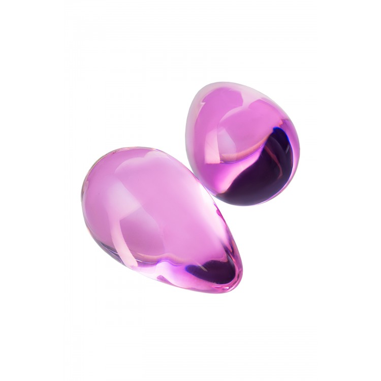 Sexus Glass Vajinal Topları, cam, pembe, Ø 2,7 cm