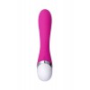 L'EROİNA klitoral stimülatörlü vibratör, silikon, pembe, 19 cm