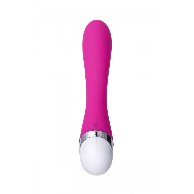 L'EROİNA klitoral stimülatörlü vibratör, silikon, pembe, 19 cm
