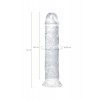 A-Toys by TOYFA Auri yapay penis, TPE, transparan, 20 cm