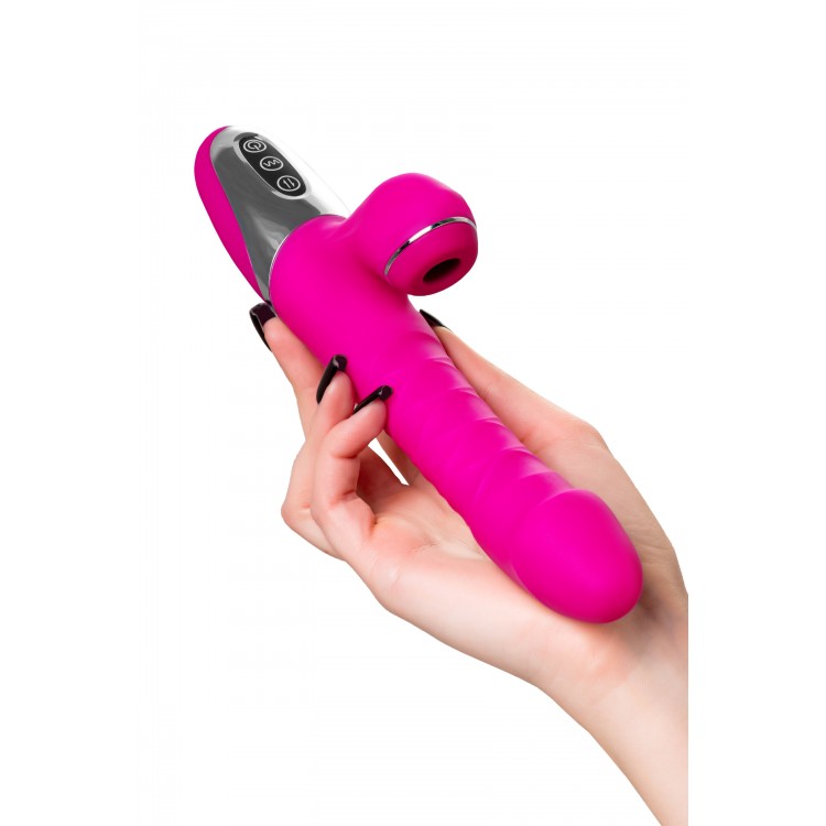 JOS TO-FROLLY Vakum Dalgası Vibratörü, Silikon, Pembe, 21,5 cm JOS TO-FROLLY Vakum Dalgası Vibratörü, Silikon, Pembe, 21,5 cm