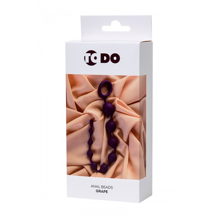 ToDo by Toyfa Grape anal Zinciri, silikon, mor, 35 cm, Ø 2,7 cm ToDo by Toyfa Grape anal Zinciri, silikon, mor, 35 cm, Ø 2,7 cm