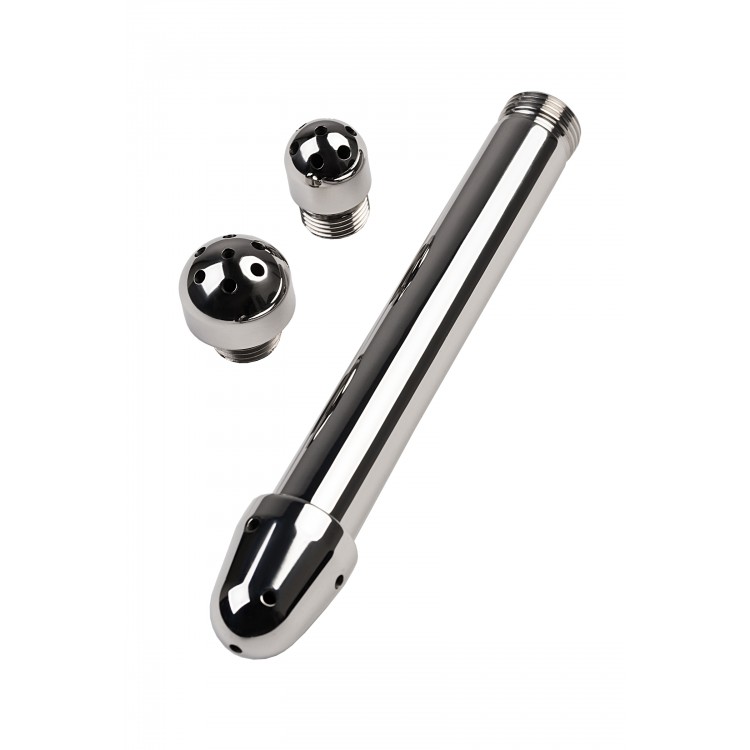 Üç uçlu anal Duş, TOYFA Metal, Metal, Gümüş, 13 cm