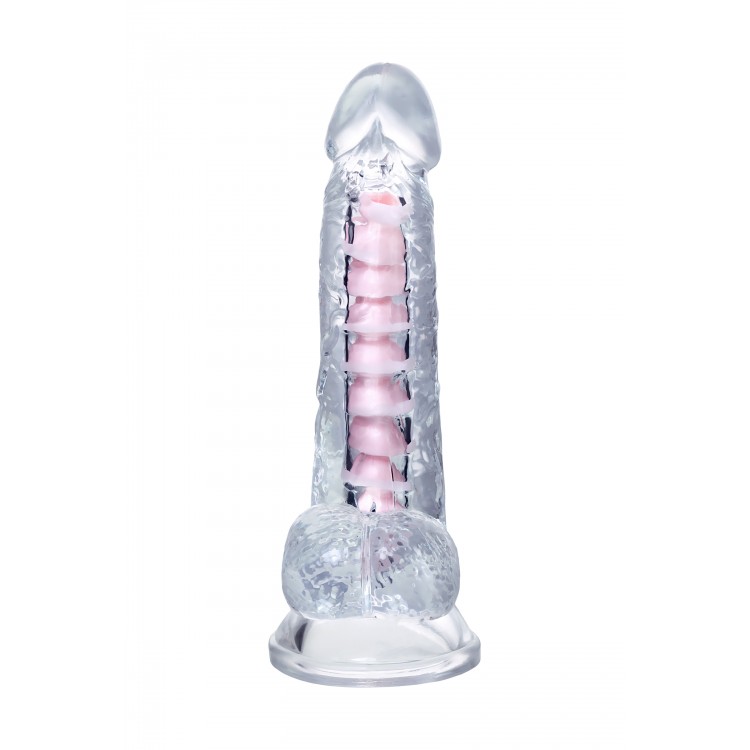 A-Toys by TOYFA  Paret Jel Dildo, TPE, Şeffaf, 18 cm