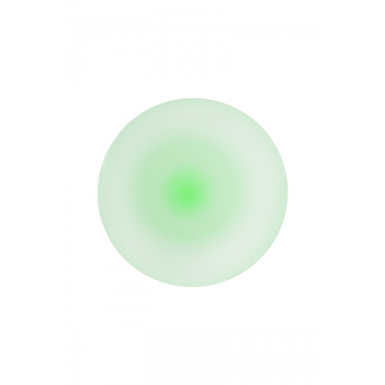 Beyond by Toyfa Mortimer Glow Karanlıkta Parlayan Anal Plug, Silikon, Şeffaf, 12,5 cm