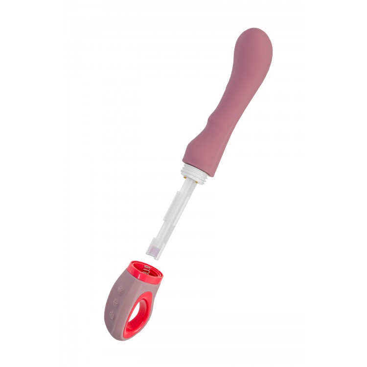 Flovetta ROSE Silikon Vibratör, Pembe, 19 cm