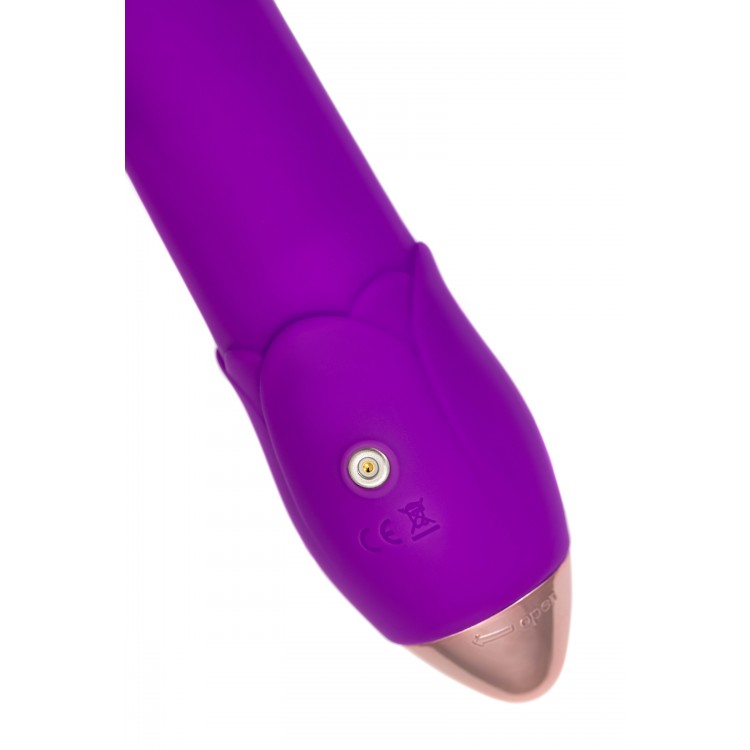 A-Toys by TOYFA Wesea Silikon Duş Başlığı Vibratörü, Mor, 20.5 cm