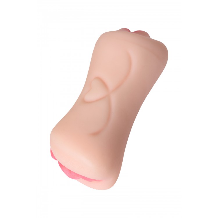 Juicy Pussy by TOYFA Masturbator Gerçekçi, Pretty Mouth, Ağız ve Vajina, SoftSkin, Ten,17 cm