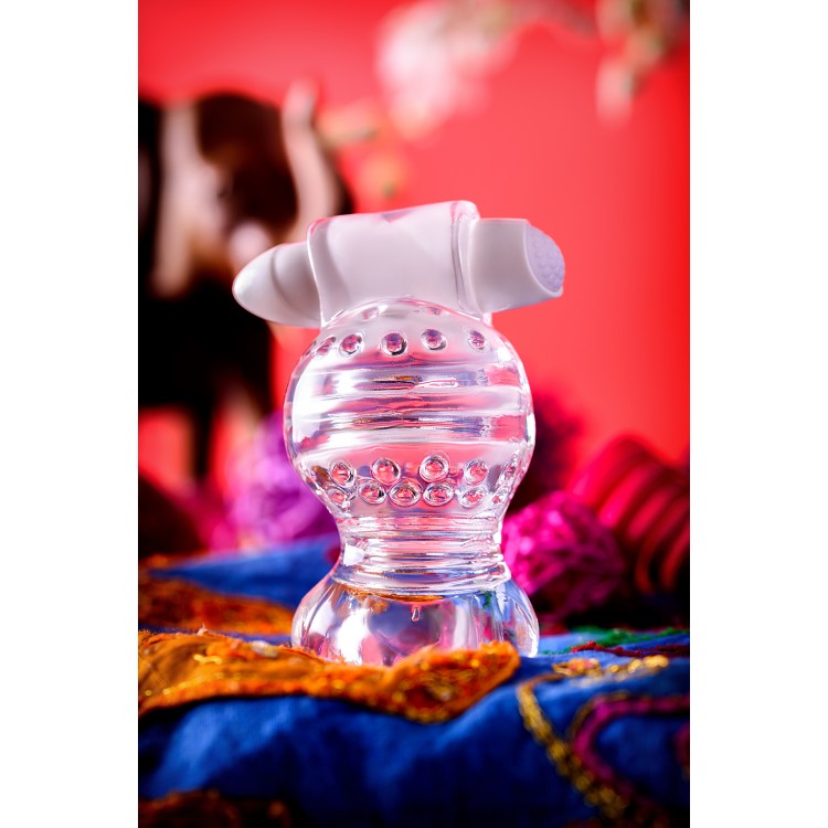 Lingam by TOYFA Masturbator ,Shakti, TPE, Şeffaf, 9 cm