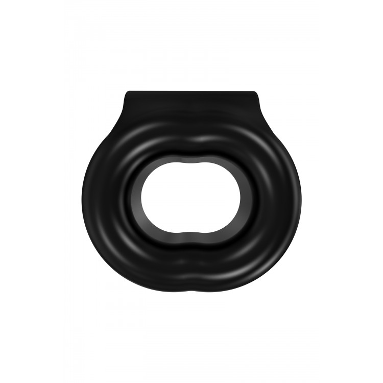 Bathmate Penis üzerindeki titreşim halkası Stretch, elastomex, siyah, Ø5 cm