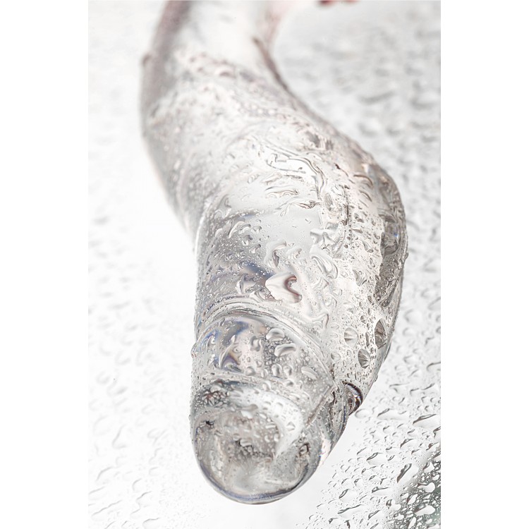 Gerçekçi olmayan yapay penis Sexus Glass, cam, transparan, 17,5 cm